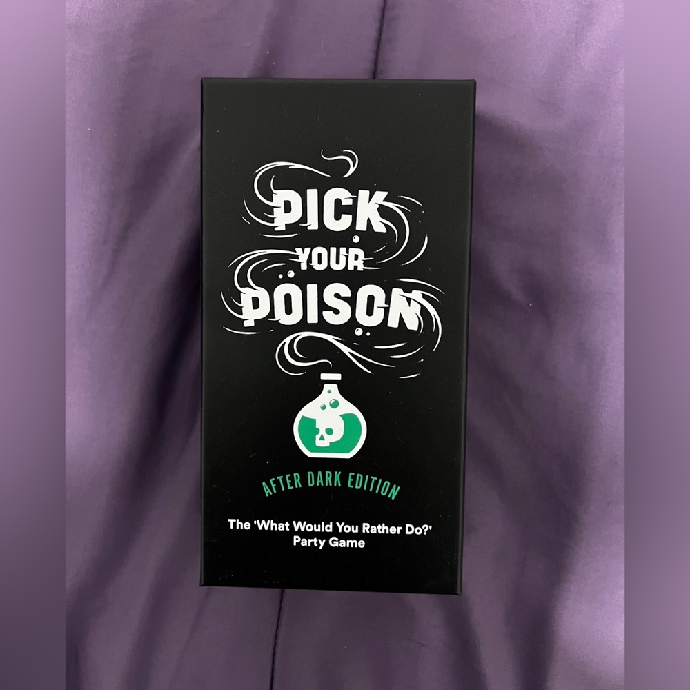 Pick Your Poison After Dark Edition Party Game